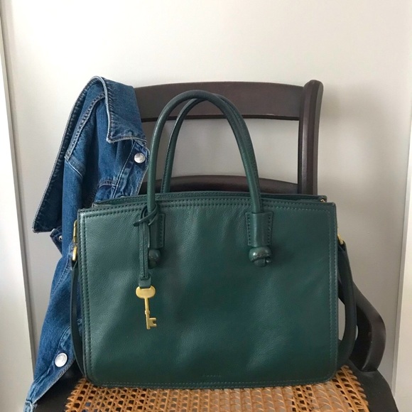 Green Fossil Handbag - Picture 7 of 8